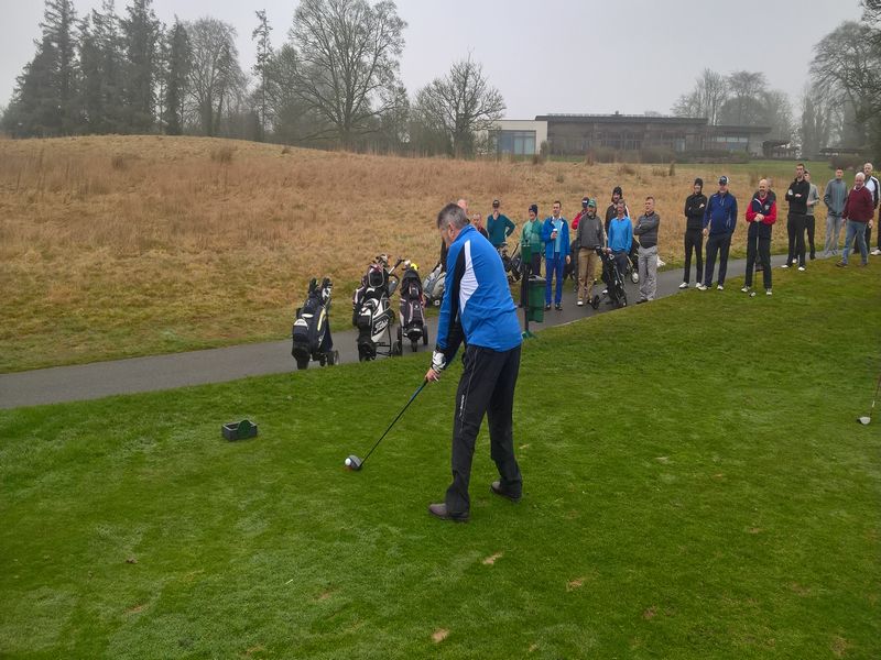 Martin Blake on his Captains Drive at Killeen Castle. Martin Blake on his Captains Drive at Killeen Castle